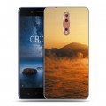 Дизайнерский пластиковый чехол для Nokia 8 восход