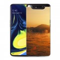 Дизайнерский пластиковый чехол для Samsung Galaxy A80 восход