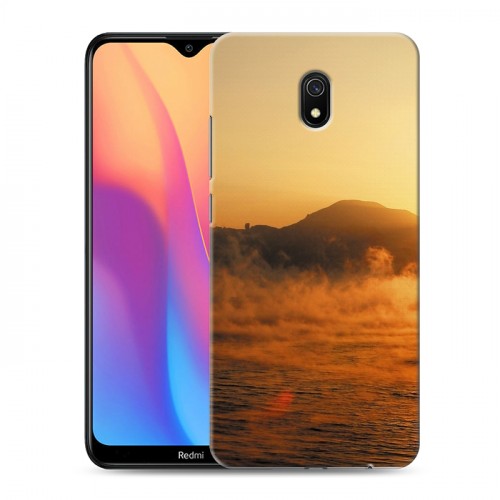 Дизайнерский силиконовый с усиленными углами чехол для Xiaomi RedMi 8A восход