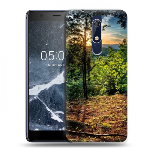 Дизайнерский пластиковый чехол для Nokia 5.1 восход