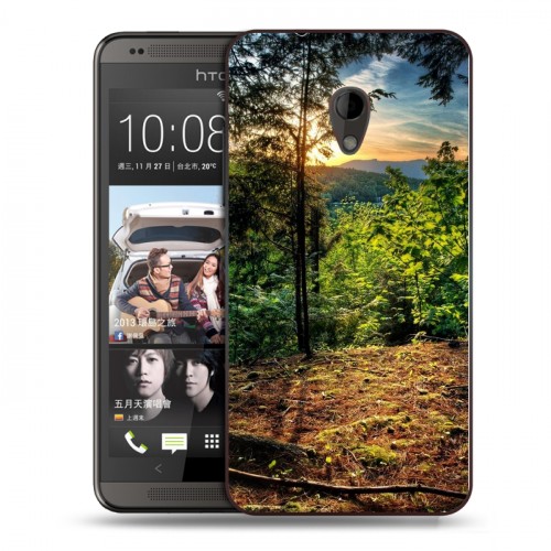 Дизайнерский пластиковый чехол для HTC Desire 700 восход