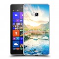 Дизайнерский пластиковый чехол для Microsoft Lumia 540 восход