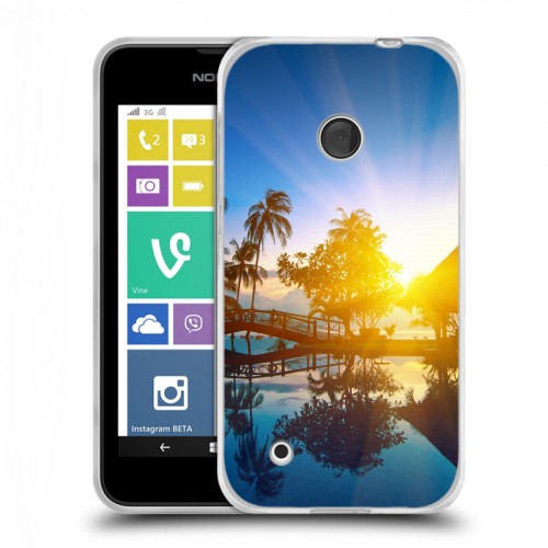 Дизайнерский пластиковый чехол для Nokia Lumia 530 восход