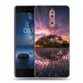 Дизайнерский пластиковый чехол для Nokia 8 восход