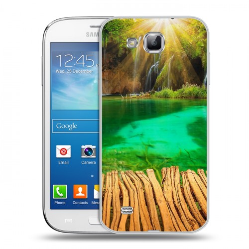 Дизайнерский пластиковый чехол для Samsung Galaxy Premier водопады