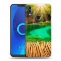 Дизайнерский силиконовый чехол для Alcatel 5V водопады