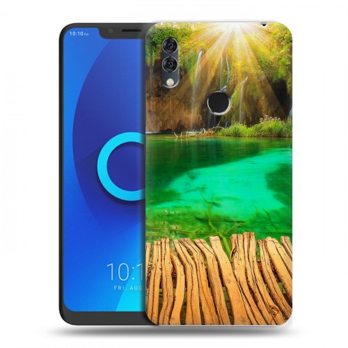 Дизайнерский силиконовый чехол для Alcatel 5V водопады