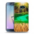 Дизайнерский силиконовый чехол для Samsung Galaxy S6 Edge водопады