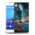 Дизайнерский пластиковый чехол для Sony Xperia Z3+ водопады