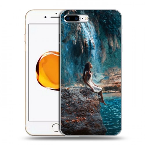 Дизайнерский силиконовый чехол для Iphone 7 Plus / 8 Plus водопады