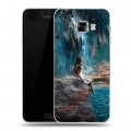 Дизайнерский пластиковый чехол для Samsung Galaxy C5 водопады