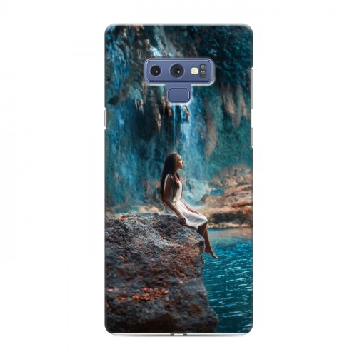 Дизайнерский силиконовый с усиленными углами чехол для Samsung Galaxy Note 9 водопады