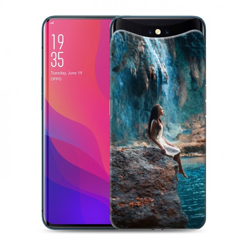 Дизайнерский силиконовый чехол для OPPO Find X водопады