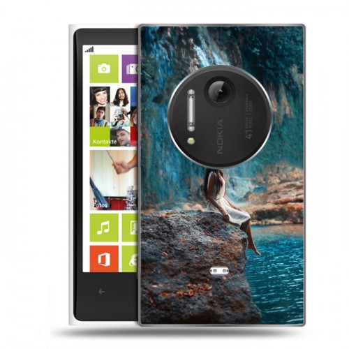 Дизайнерский пластиковый чехол для Nokia Lumia 1020 водопады