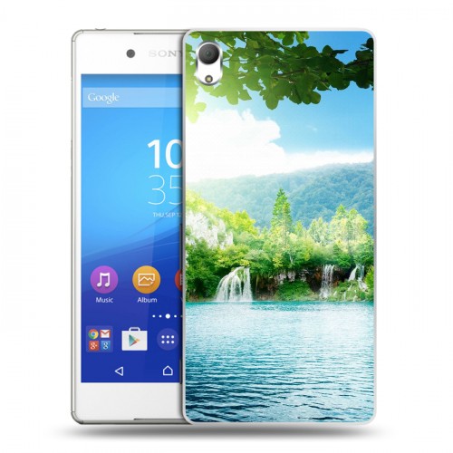 Дизайнерский пластиковый чехол для Sony Xperia Z3+ водопады