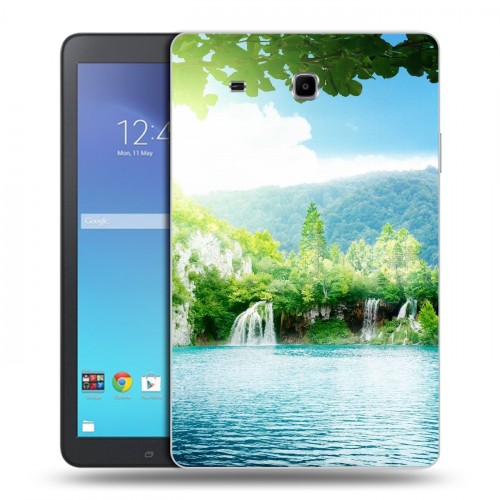 Дизайнерский силиконовый чехол для Samsung Galaxy Tab E 9.6 водопады
