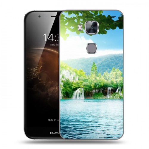 Дизайнерский пластиковый чехол для Huawei G8 водопады