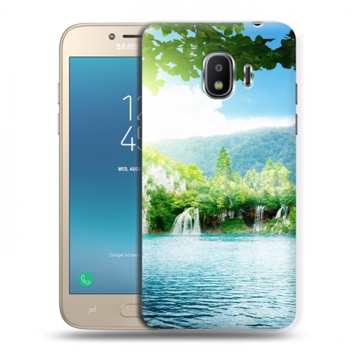 Дизайнерский пластиковый чехол для Samsung Galaxy J2 (2018) водопады