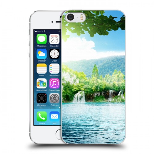 Дизайнерский пластиковый чехол для Iphone 5s водопады