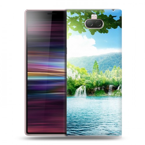 Дизайнерский силиконовый чехол для Sony Xperia 10 водопады