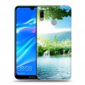 Дизайнерский пластиковый чехол для Huawei Y6 (2019) водопады