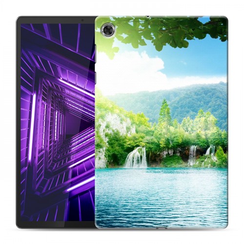 Дизайнерский силиконовый чехол для Lenovo Tab M10 Plus водопады