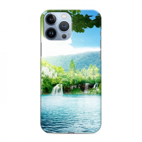 Дизайнерский силиконовый чехол для Iphone 13 Pro Max водопады