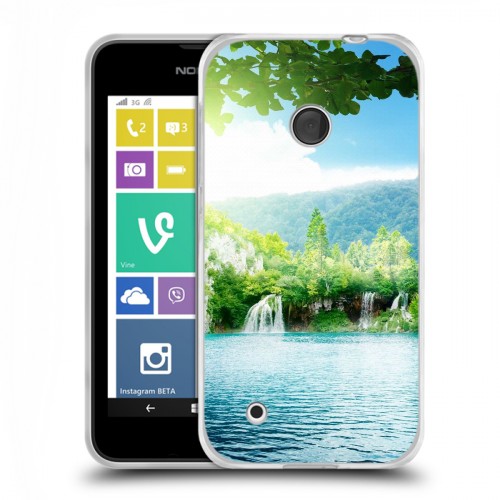 Дизайнерский пластиковый чехол для Nokia Lumia 530 водопады