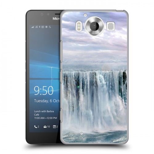 Дизайнерский пластиковый чехол для Microsoft Lumia 950 водопады