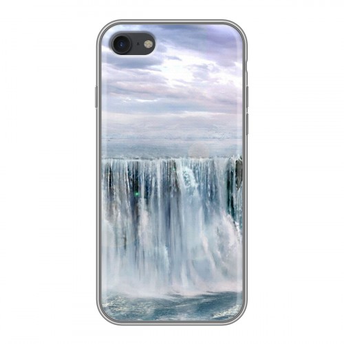Дизайнерский силиконовый чехол для Iphone 7 водопады