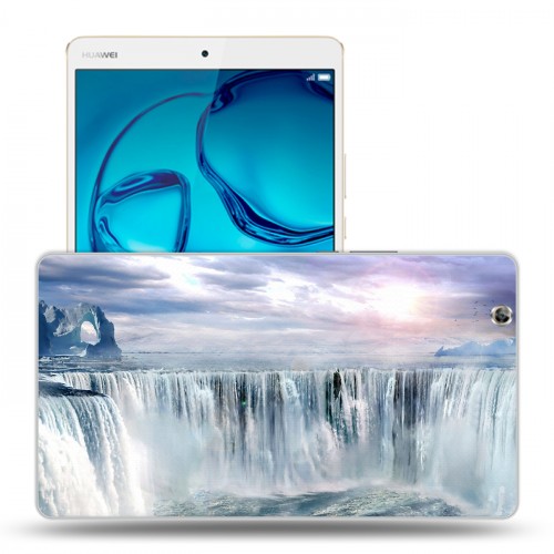 Дизайнерский силиконовый чехол для Huawei MediaPad M3 водопады