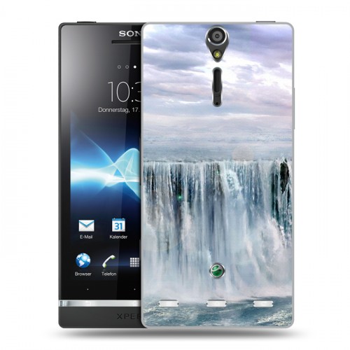 Дизайнерский пластиковый чехол для Sony Xperia S водопады