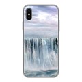 Дизайнерский силиконовый чехол для Iphone x10 водопады