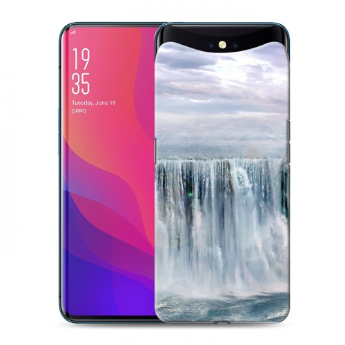 Дизайнерский силиконовый чехол для OPPO Find X водопады