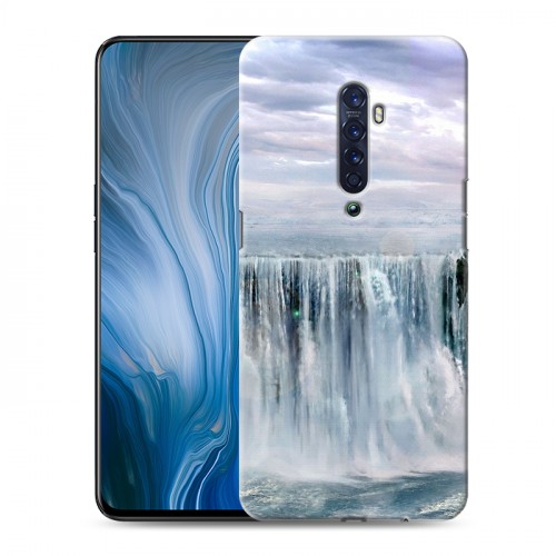 Дизайнерский пластиковый чехол для OPPO Reno2 Z водопады