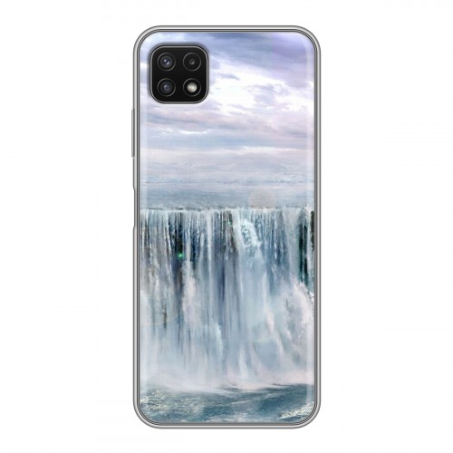 Дизайнерский силиконовый с усиленными углами чехол для Samsung Galaxy A22s 5G водопады
