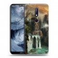 Дизайнерский силиконовый чехол для Nokia 6.1 Plus водопады