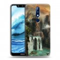 Дизайнерский силиконовый чехол для Nokia 5.1 Plus водопады