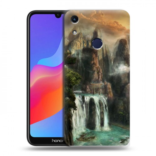 Дизайнерский пластиковый чехол для Huawei Honor 8A водопады