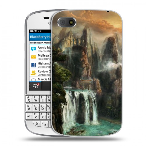 Дизайнерский пластиковый чехол для BlackBerry Q10 водопады