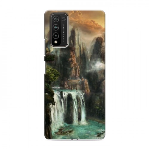 Дизайнерский пластиковый чехол для Huawei Honor 10X Lite водопады