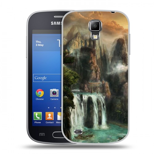 Дизайнерский пластиковый чехол для Samsung Galaxy S4 Active водопады