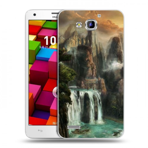 Дизайнерский пластиковый чехол для Huawei Honor 3x водопады
