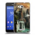 Дизайнерский пластиковый чехол для Sony Xperia E4g водопады