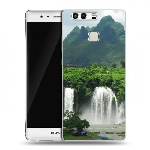 Дизайнерский силиконовый чехол для Huawei P9 водопады