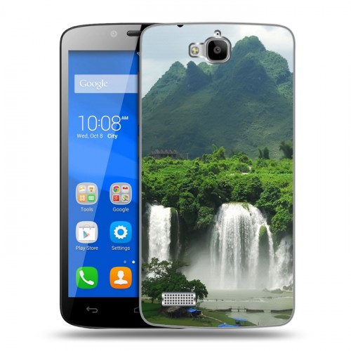 Дизайнерский пластиковый чехол для Huawei Honor 3C Lite водопады