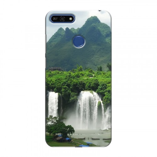 Дизайнерский силиконовый чехол для Huawei Honor 7A Pro водопады