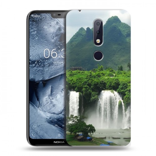 Дизайнерский пластиковый чехол для Nokia 6.1 Plus водопады