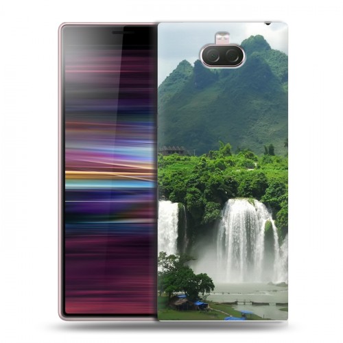 Дизайнерский силиконовый чехол для Sony Xperia 10 водопады