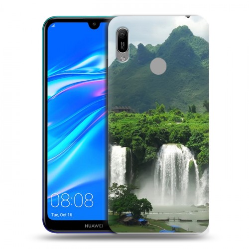 Дизайнерский пластиковый чехол для Huawei Y6 (2019) водопады